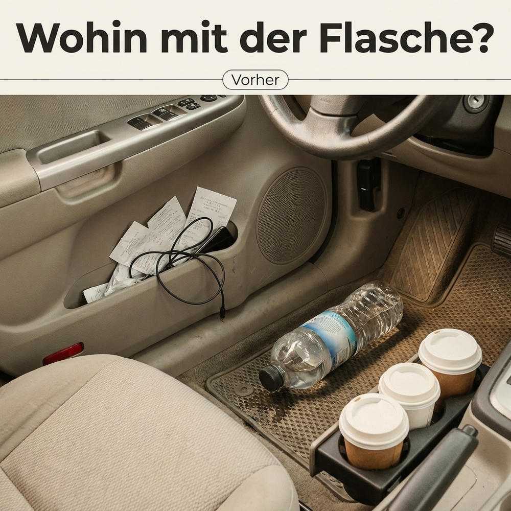 Wohin mit der Flasche?