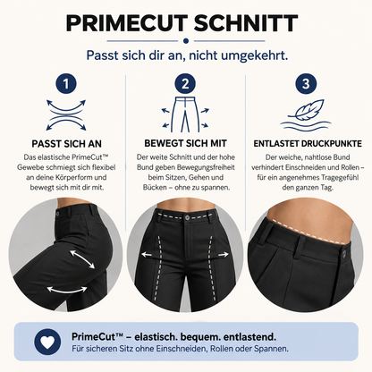 Primecut Pants - Damen-Anzughose mit hoher Taille