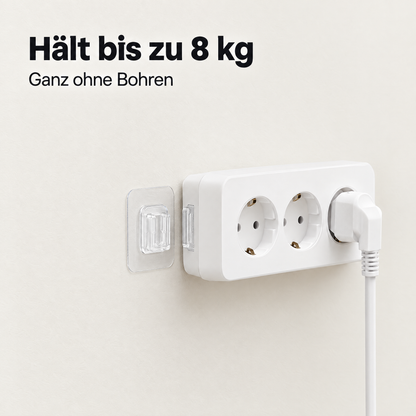 ClearGrip Klebehaken – hält bis 8 kg, ganz ohne Bohren