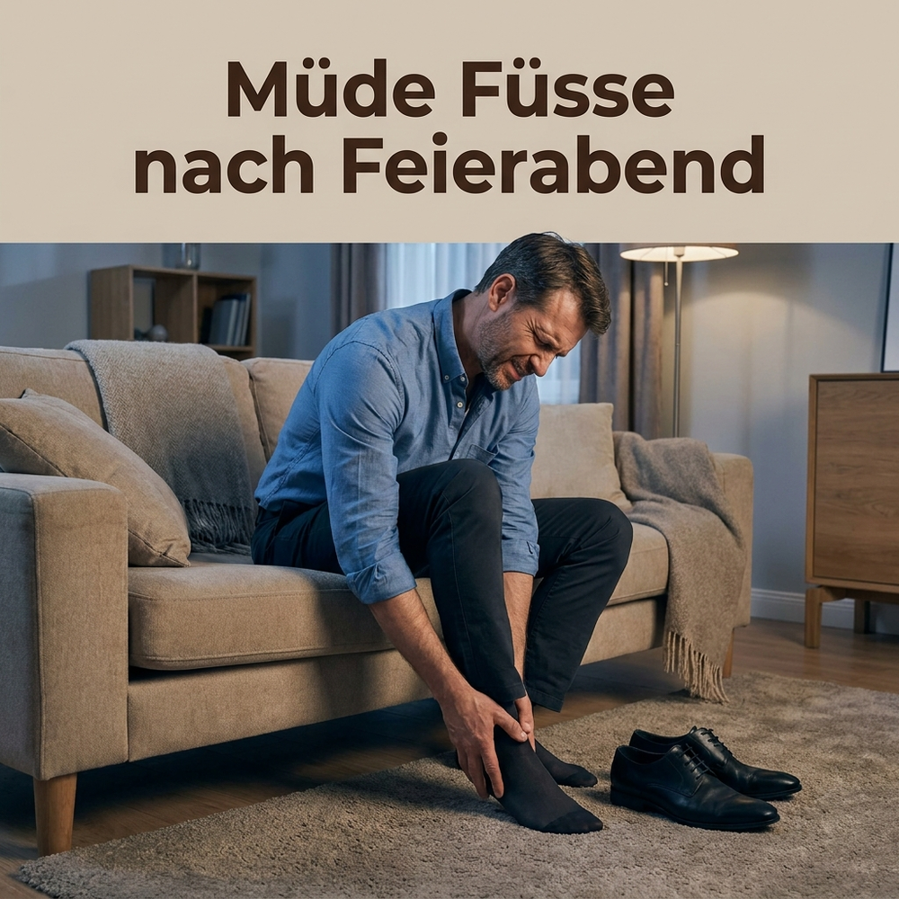 Müde Füsse nach Feierabend