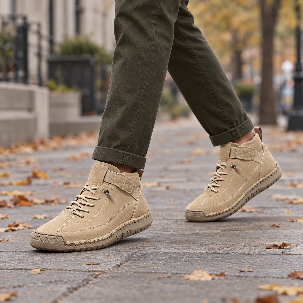 FallWalk Schuh – Lederfutter für kühle Tage