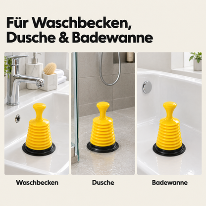 FlowBack Entstopfer für Waschbecken, Dusche und Badewanne