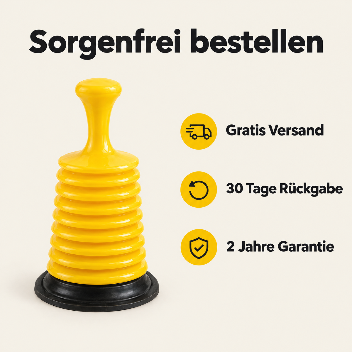 FlowBack Entstopfer – Gratis Versand, 30 Tage Rückgabe, 2 Jahre Garantie