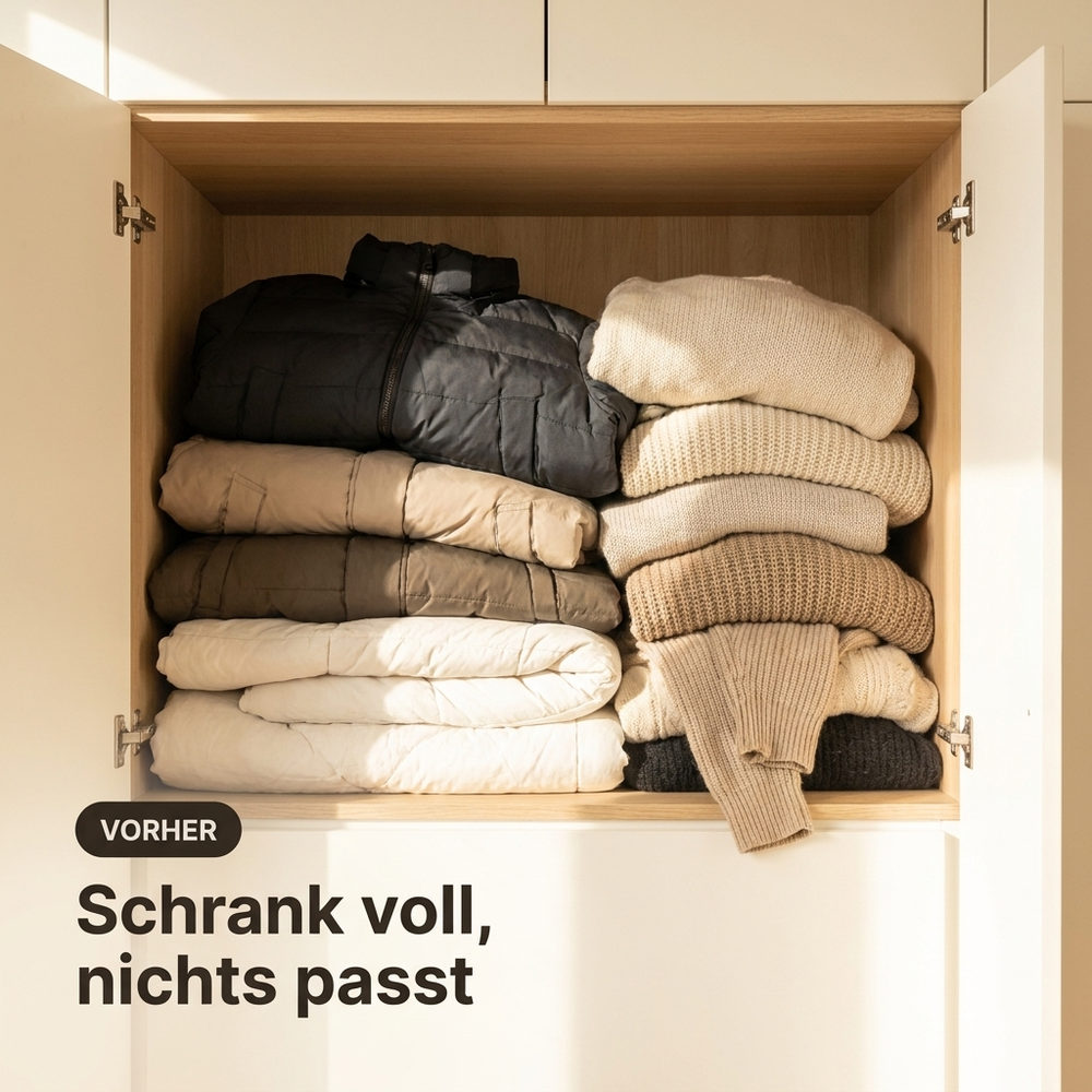 Schrank voll, nichts passt