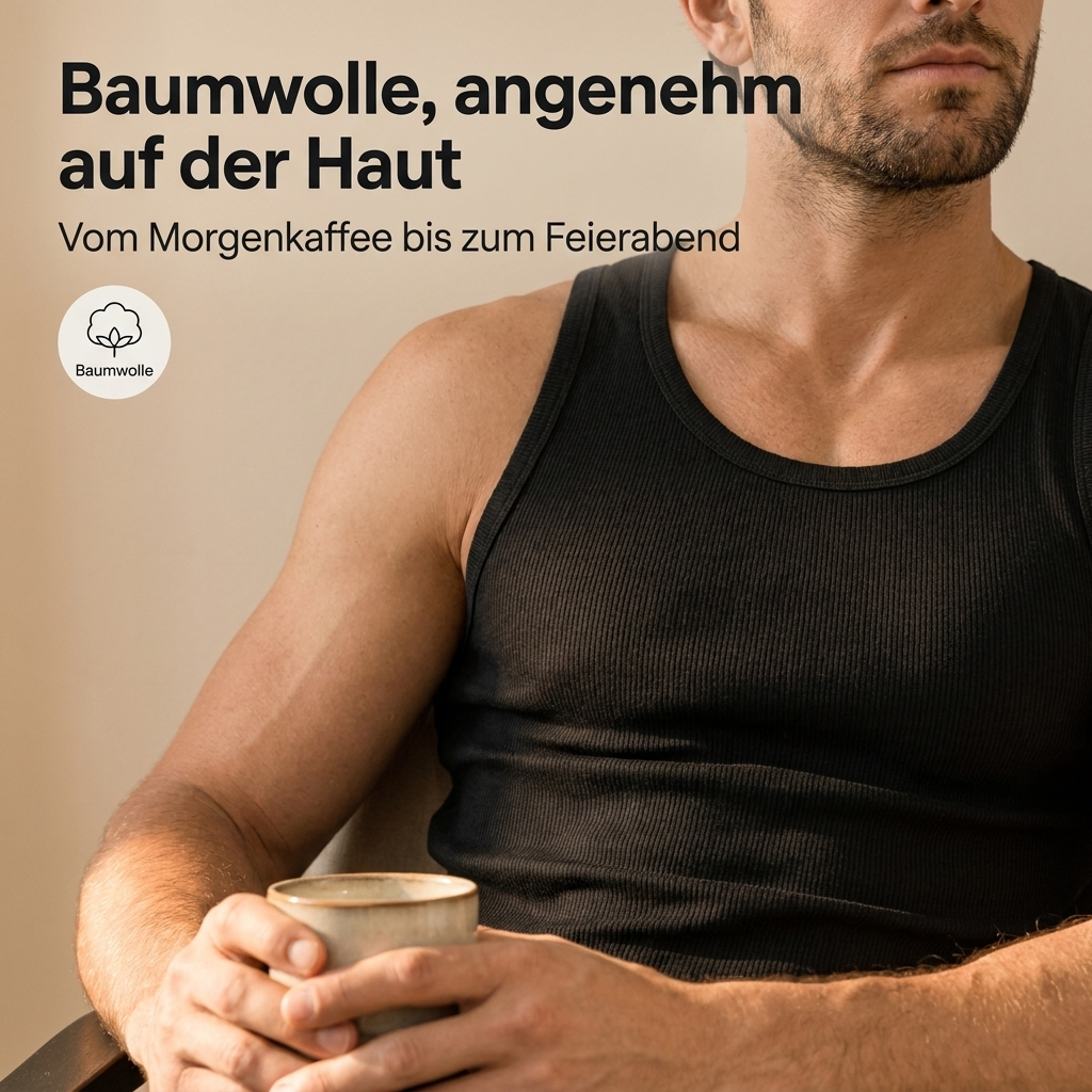 SleekRib Tank Top – 2. grösster Vorteil: Baumwolle, angenehm auf der Haut
